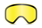Маска горнолыжная ASHBURY HORNET RIO (DARK SMOKE LENS/YELLOW SPARE)