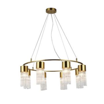 Люстра подвесная OML-67103-08 бронза Cesana Omnilux