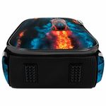 Ранец BRAUBERG PREMIUM, 2 отделения, с брелоком, "Foggy car", 3D-панель, 38х29х16 см, 273103