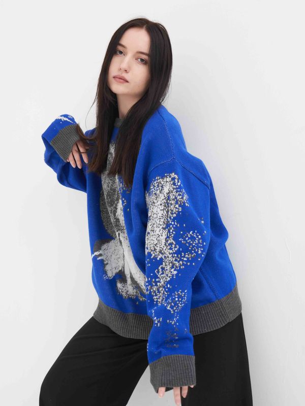 Свитер Eclipse синий - фото 10