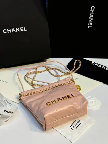 Сумка Chanel 22 mini розовый