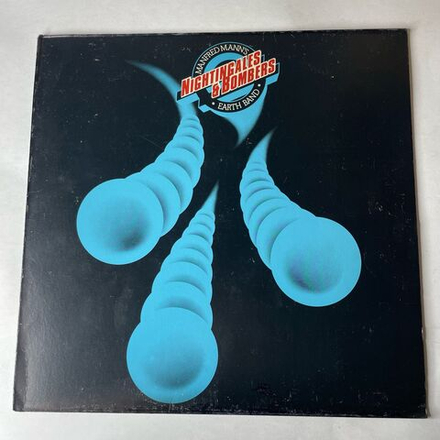 Винтажная виниловая пластинка LP Manfred Mann's Earth Band Nightingales and Bombers (Германия 1977)