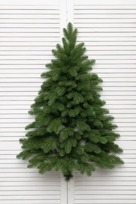 Искусственная елка Царская Де Люкс настенная 90 см., 100% Литая хвоя, ЕлкиТорг (125090)