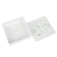 Коробка распределительная TDM 100х100х29 мм IP40 для кабель-каналов белая