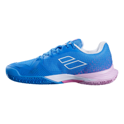 Детские теннисные кроссовки Babolat Jet Mach 3 Clay Court Shoe Kids - Blue, White