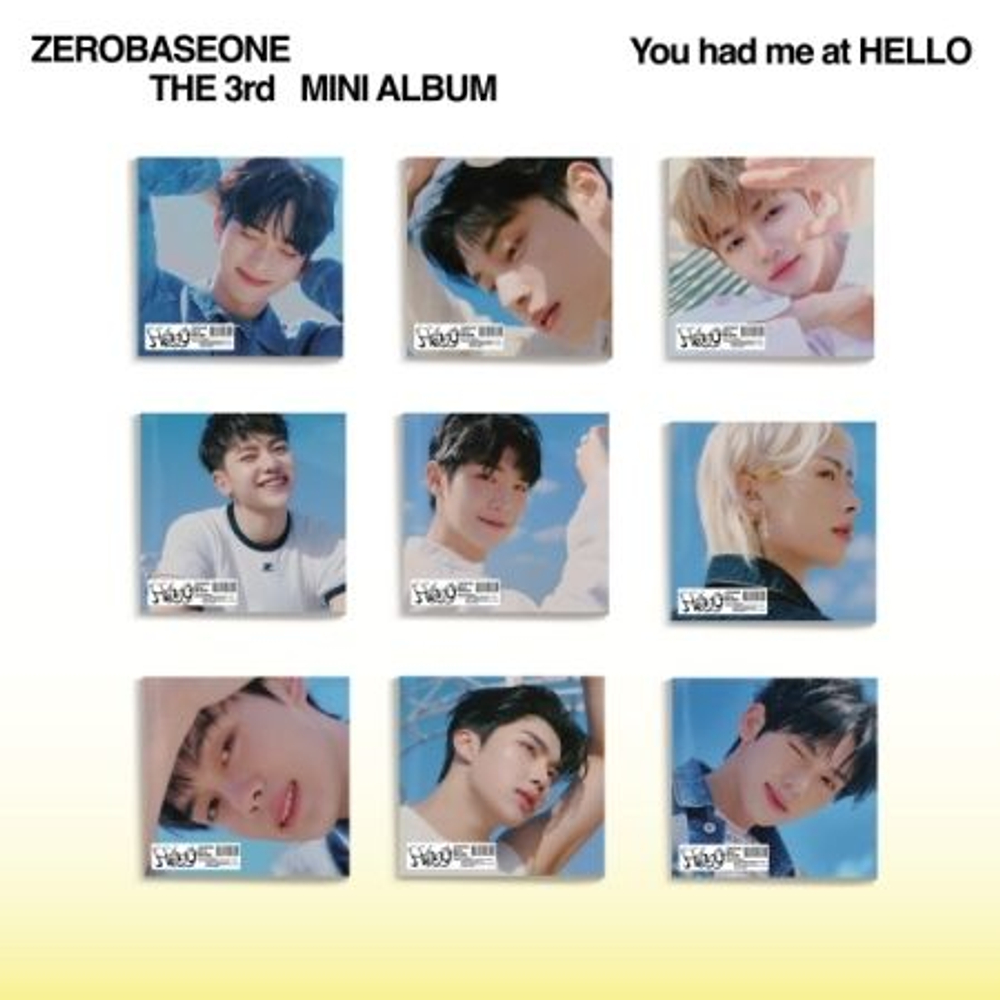 Альбом ZEROBASEONE - YOU HAD ME AT HELLO 3rd Mini Album DIGIPACK RANDOM Version