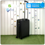 Маленький чемодан Mironpan Model 74, Черный, S с расширителем