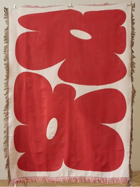 Тканный плед Flower, 130x180 см
