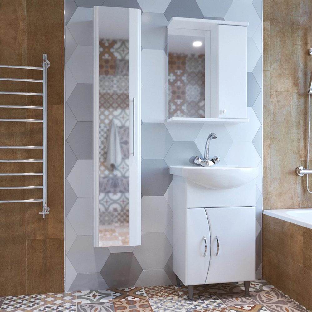 Тумба д/ванной "ЭТАЛОН-52" под рак.Альфана-52 (ОК) (ПВХ) (разбор)