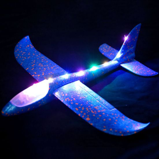 Самолет-планер 48х48 см ( светится полностью )