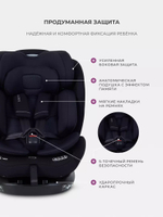 Автокресло детское Rant Matrix I-Size группа 0/1/2/3 (0-36) Black