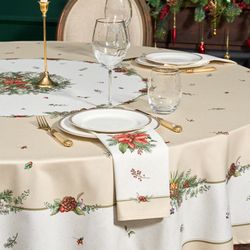 НАБОР САЛФЕТОК ИЗ 2-Х ШТ "CELEBRATION",40Х40СМ, 100% ХЛОПОК,БЕЖЕВЫЙ,ТВИЛ, ГОРОХ