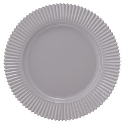 Набор из двух тарелок темно-серого цвета из коллекции Edge, 26 см