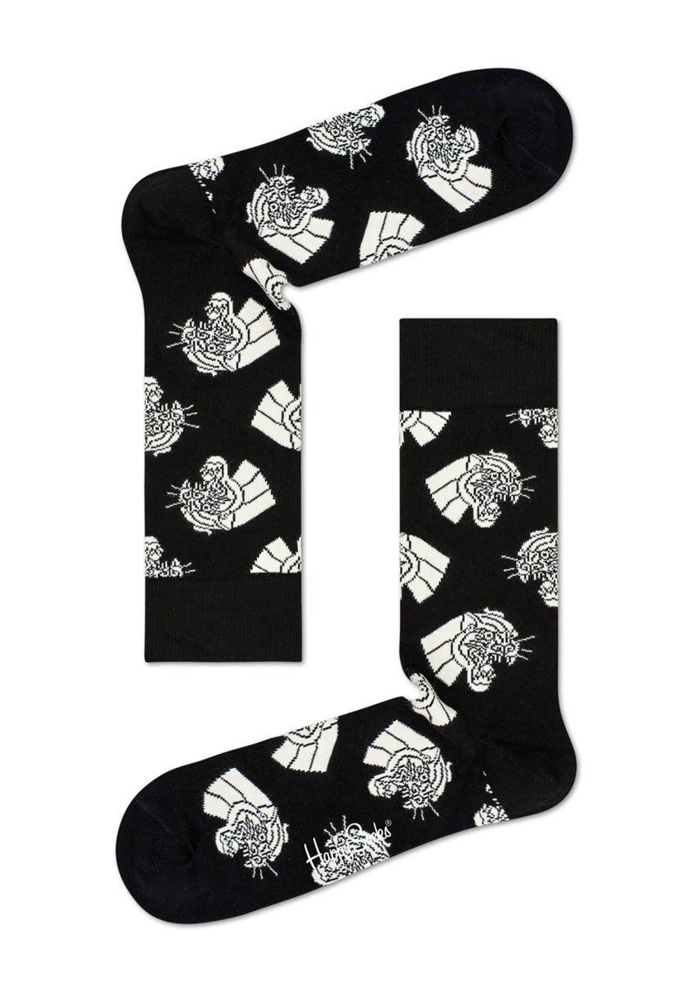 Носки унисекс Mountain Lion Sock с тигриными мордами (Размер: 29) (Цвет: розовый)