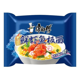 Лапша Kangshifu в пачке со вкусом креветки 98гр