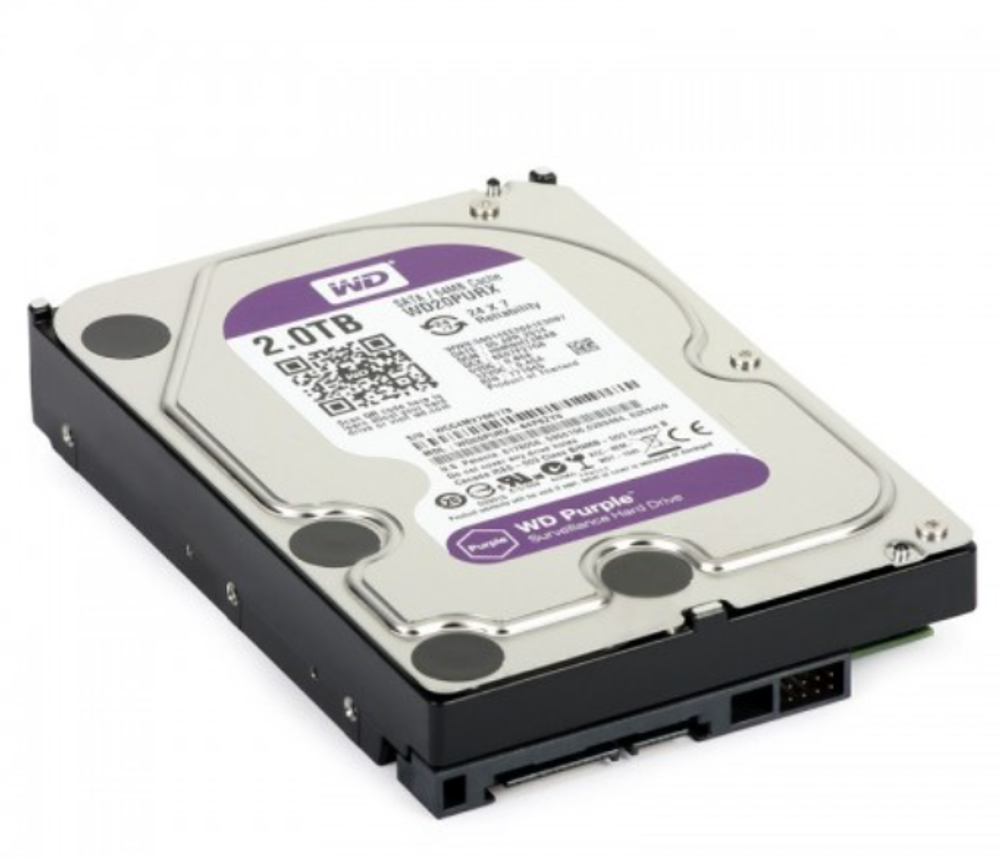 Жесткий диск Western Digital WD Purple 2 ТБ 3,5″ (WD20PURX-64AKYY0)