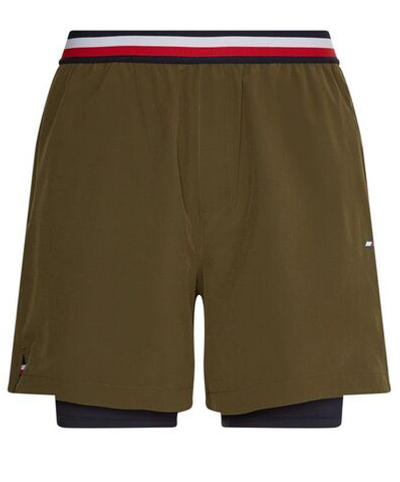Теннисные шорты Tommy Hilfiger Essentials Training 2in1 Short - Green