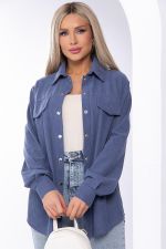 Рубашка "Дыхание весны" (джинс) Б8228 LT Collection (Акция)