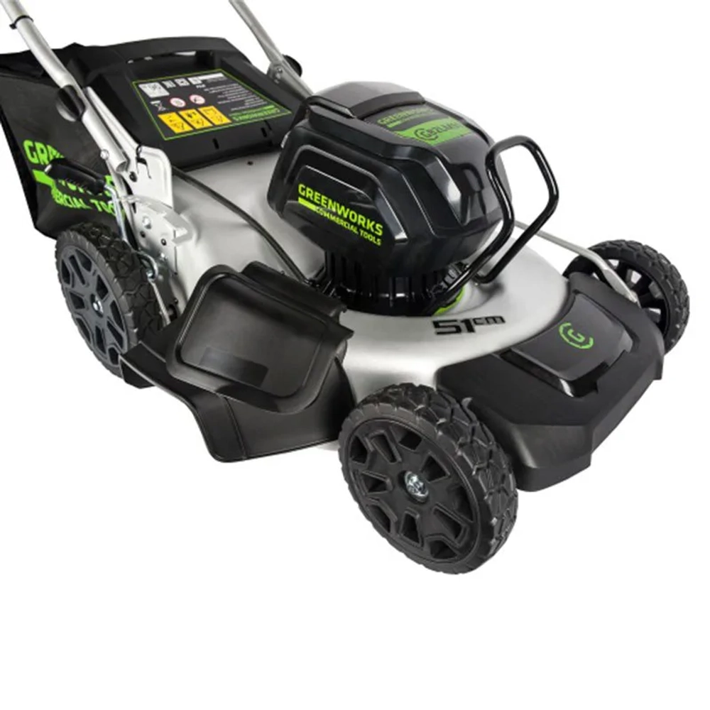 Аккумуляторная газонокосилка Greenworks GD82LM51 82V 82В (без АКБ и ЗУ) нож 51 см, 2502007