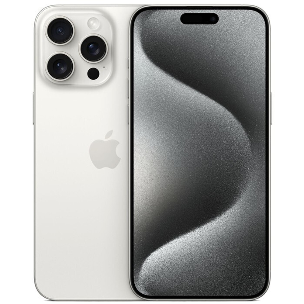 Смартфон Apple A3108 iPhone 15 Pro 256Gb белый титан моноблок 3G 4G 2Sim 6.7" 1290x2796 iOS 17 4