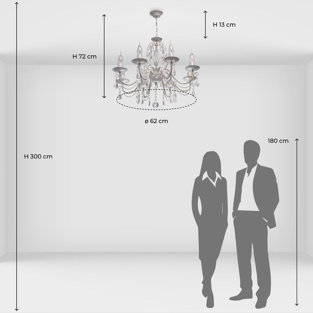 Люстра De City Аврора