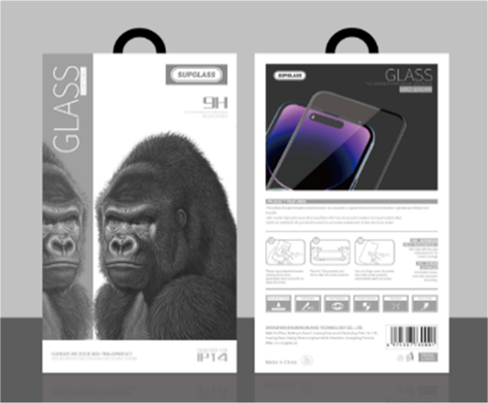 Защитное стекло SupGlass XC-10 Corning Glass Screen Protector For IP 15 Pro (6.1)
