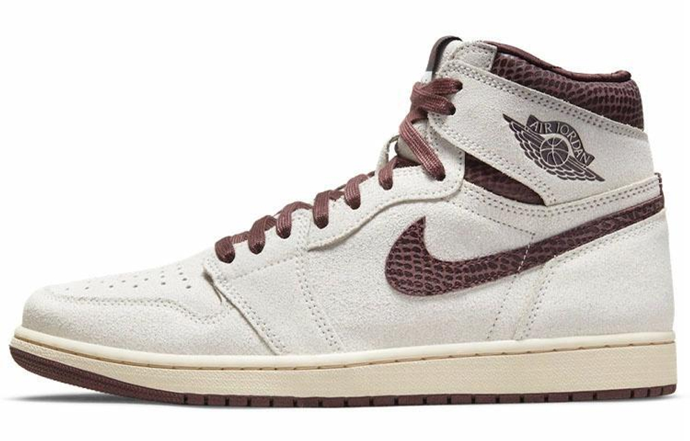 Кроссовки A Ma Manire X Jordan Air Jordan 1 Retro High Og Sp "Sail And Burgundy"