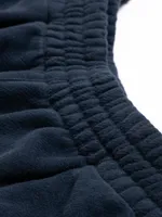 Брюки Hardlunch Logo оверсайз темно-синие