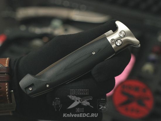 Складной нож Steelclaw Страйк c клинком из стали D2, рукоять G10 / Stainless Steel