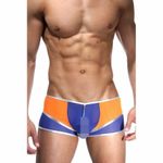 Мужские трусы хипсы сине-оранжевые Cosmos Colors  L30BOS