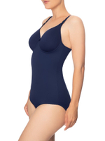 Боди с чашками-спейсер на каркасах (Размер: 95C) (Цвет: синий)