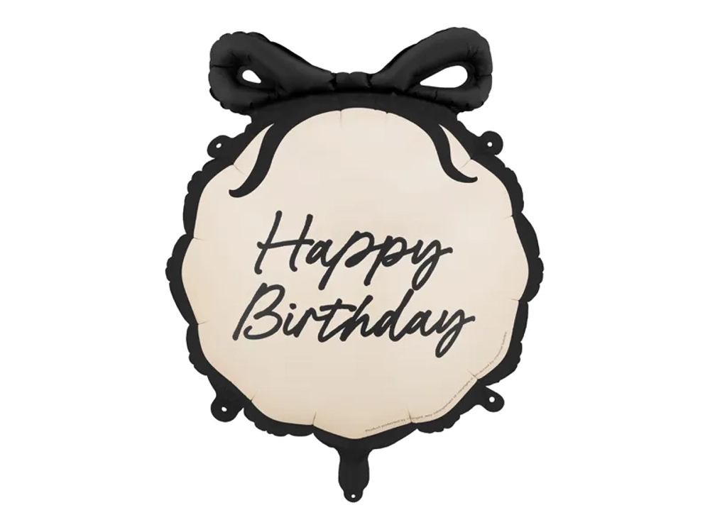 Шар с бантиком "С Днем Рождения" [Happy Birthday] (45 см)