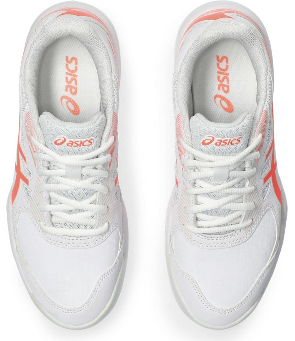 Женские теннисные кроссовки Asics Court Slide 3 - white/sun coral