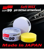 Soft99 Полироль для кузова защитный Soft Wax для светлых, 350 гр