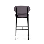 Стул барный Mason, бархат серый 27