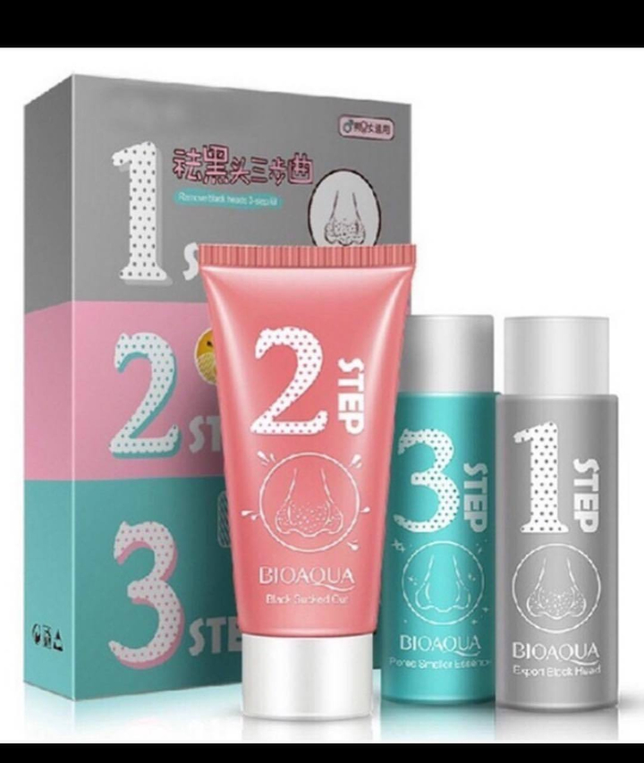 Маска Bioaqua от черных точек Трехступенчатая, 35 мл + 35 мл + 60 гр