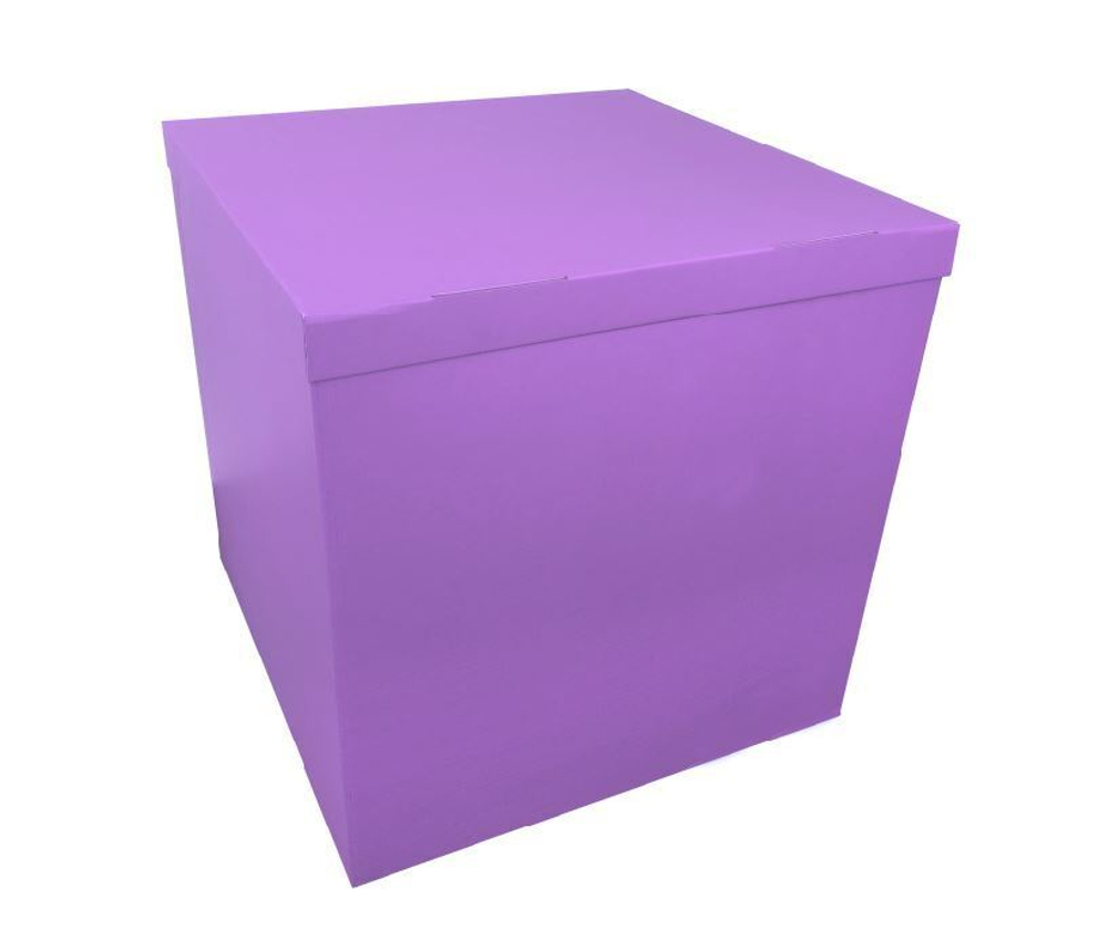 Коробка для шаров (Фиолетовая) 60*80*80 см  (Ш*Д*В)