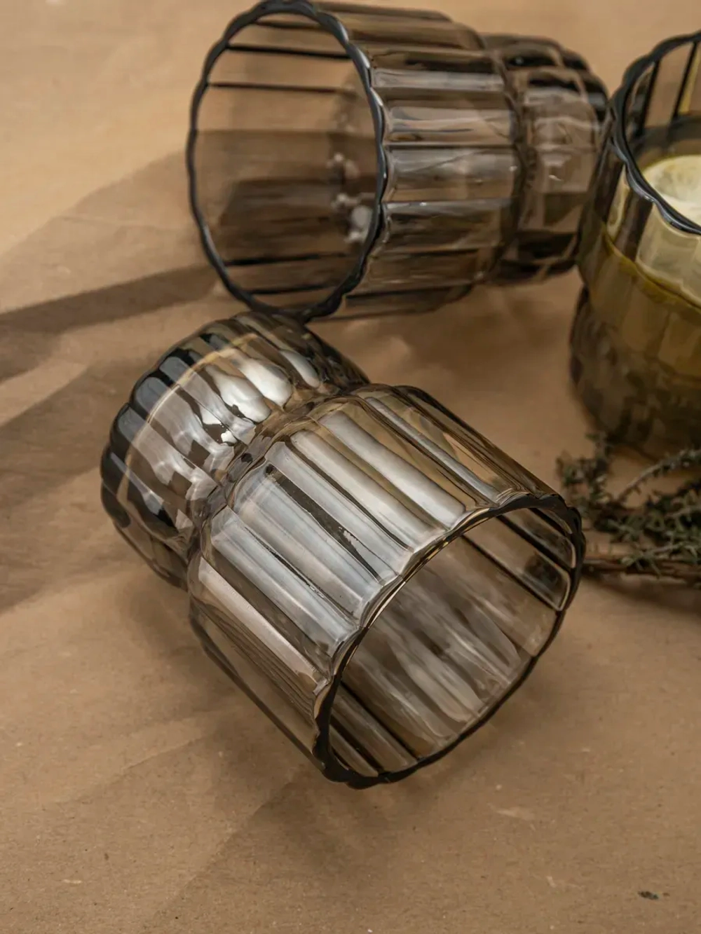 Набор бокалов для виски, 250 мл. 6 шт. Черные