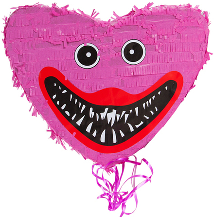 Пиньята Зубастик Зубакисси, Розовый, 32*40*8 см, 1 шт.