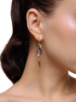 Серьги "Thorn" Cross с цирконами