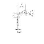 Фитинг DN 20 BSP (Г) 3/4 (90) Interlock