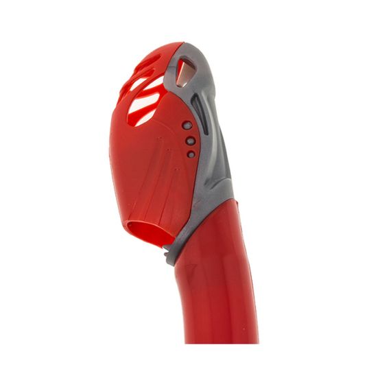 Трубка детская Marlin Joy Red/Silver изогнутая гофра