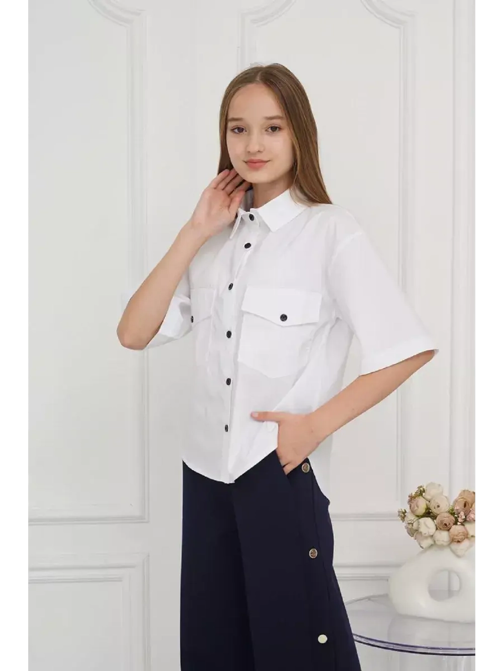 Блузка школьная для девочки