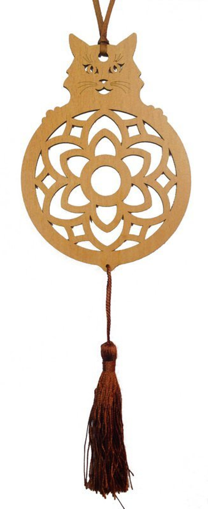 Талисман Ловец снов Кот Баюн № 10 Телефон сновидений, дерево