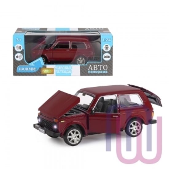 МОДЕЛЬ МАШИНЫ 1/22 ВАЗ 21214 БОРДОВЫЙ