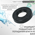Сальник 25x50x10 NQK для стиральной машины Beko 2823410100