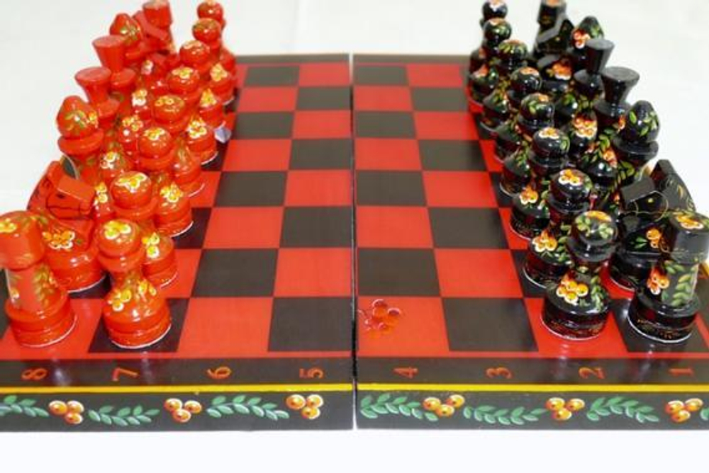 Шахматы походные "Жостово"