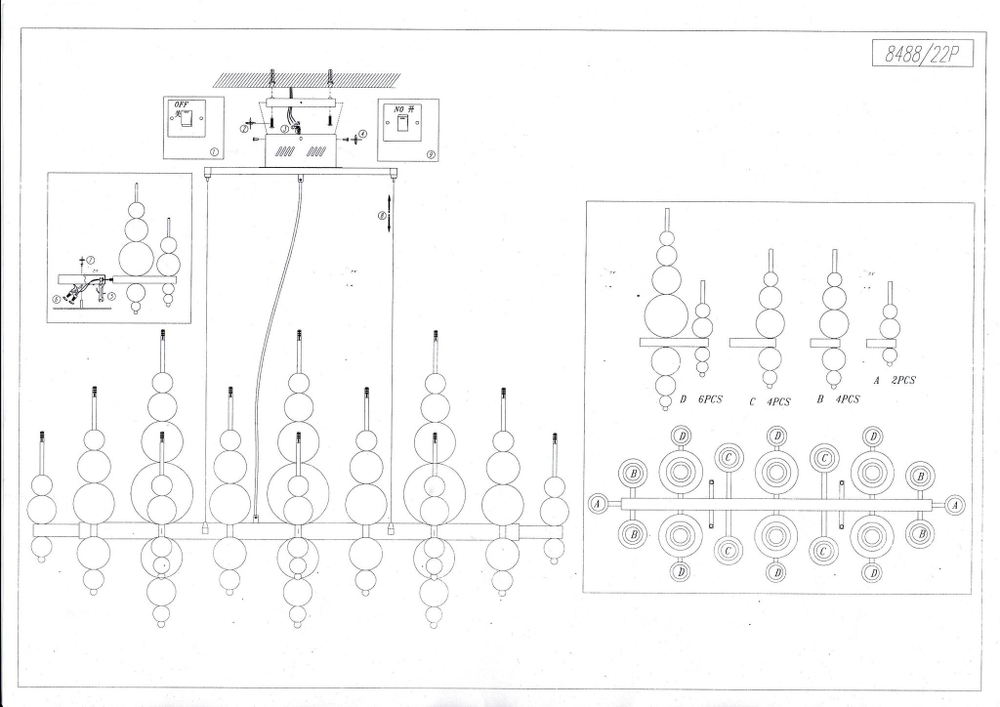 люстра Tears From Moon 22
