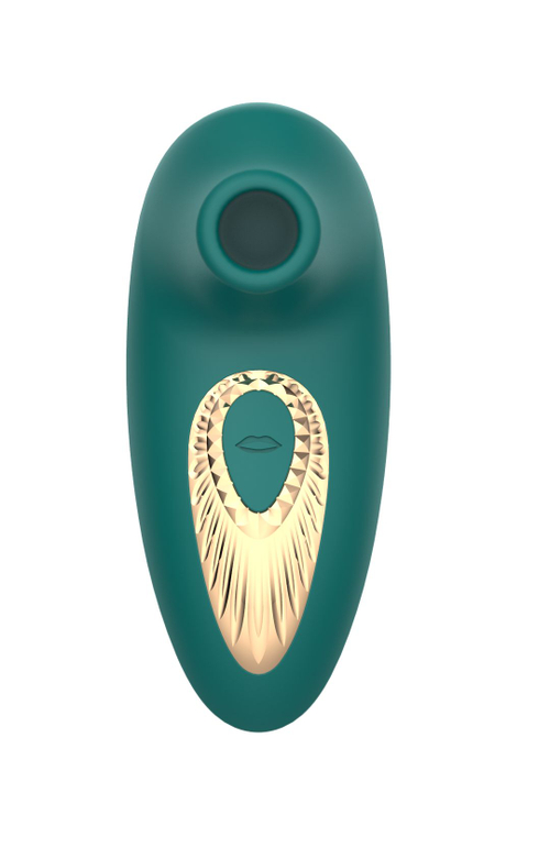 Вакуумный стимулятор клитора Secwell зеленый, 10 режимов