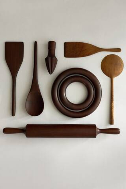 H&M HOME Соковыжималка для цитрусовых из мангового дерева, темно-коричневый